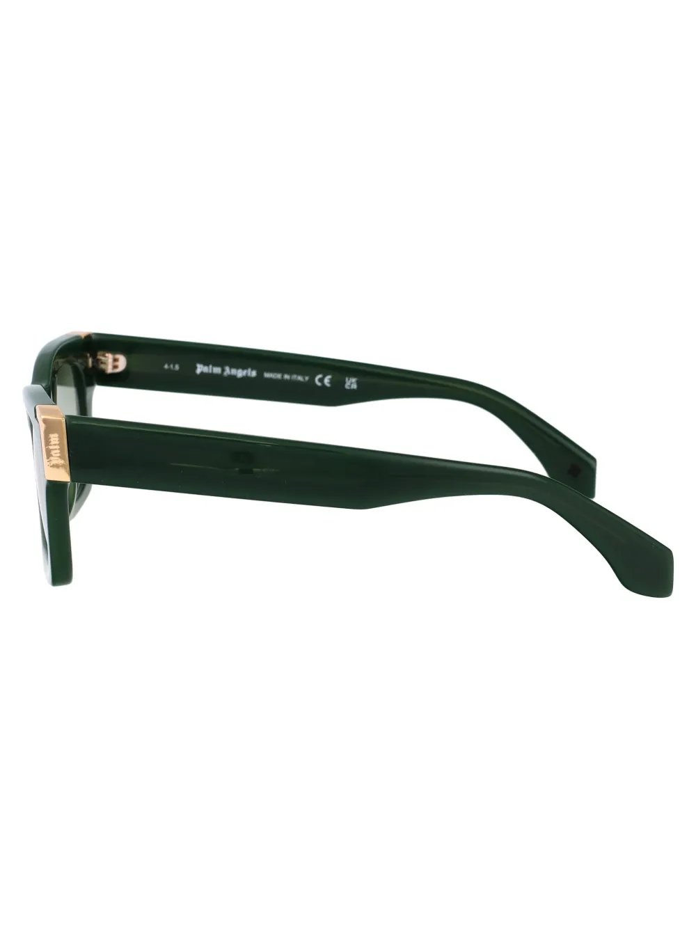 Palm Angels Eyewear Zonnebril met vierkant montuur Groen
