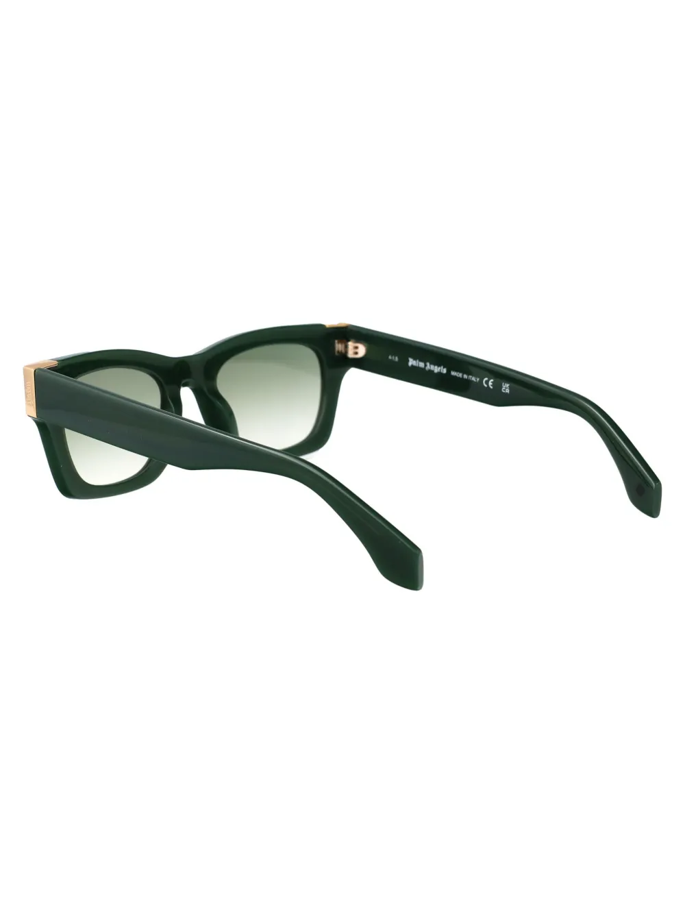 Palm Angels Eyewear Zonnebril met vierkant montuur Groen