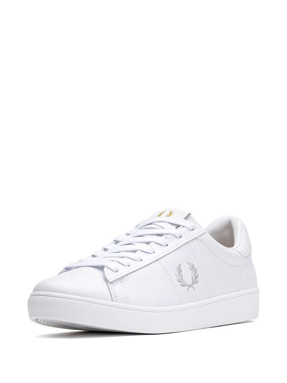 Fred Perry logo-embroidery leather sneakers | Low-Tops | Image 2