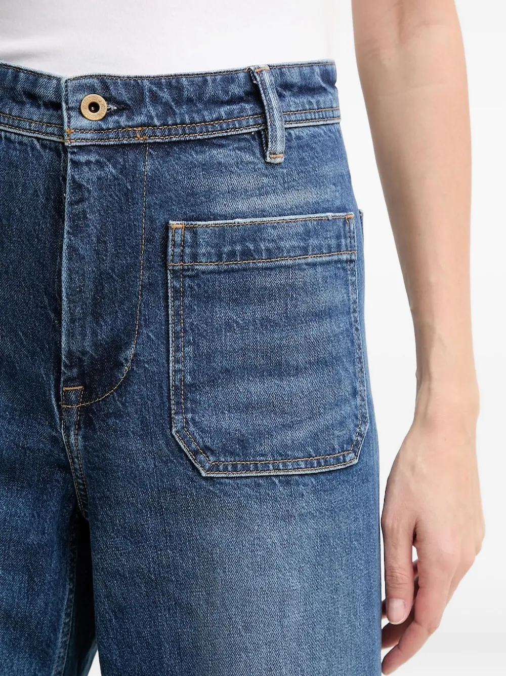Polo Ralph Lauren patch-pockets wide-leg jeans | Wide-Leg Jeans | Image 2