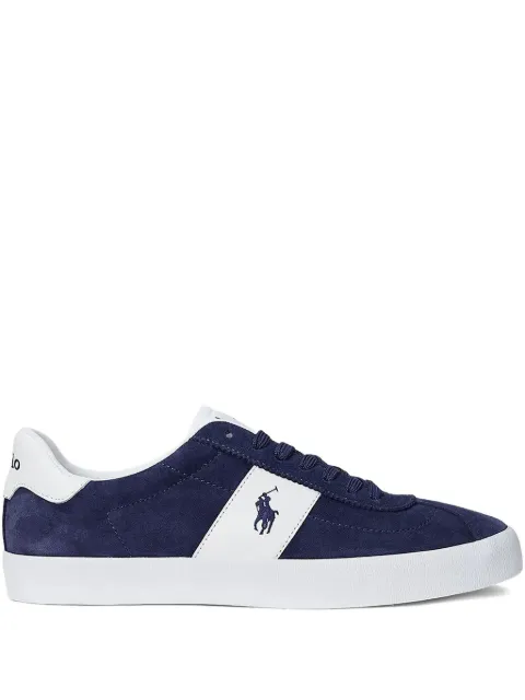 Polo Ralph Lauren logo-embroidered suede sneakers