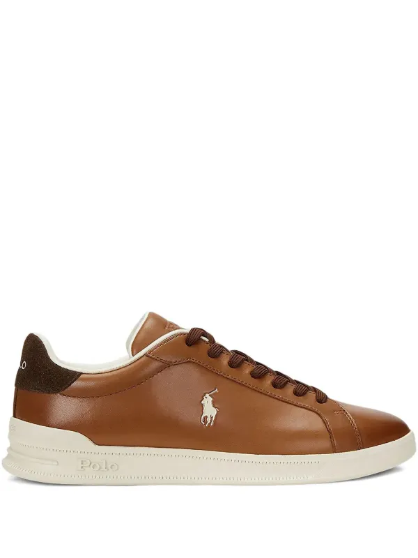 Polo Ralph Lauren ロゴ スニーカー | ブラウン | FARFETCH JP