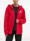 Ea7 Emporio Armani logo-print hoodie - Red