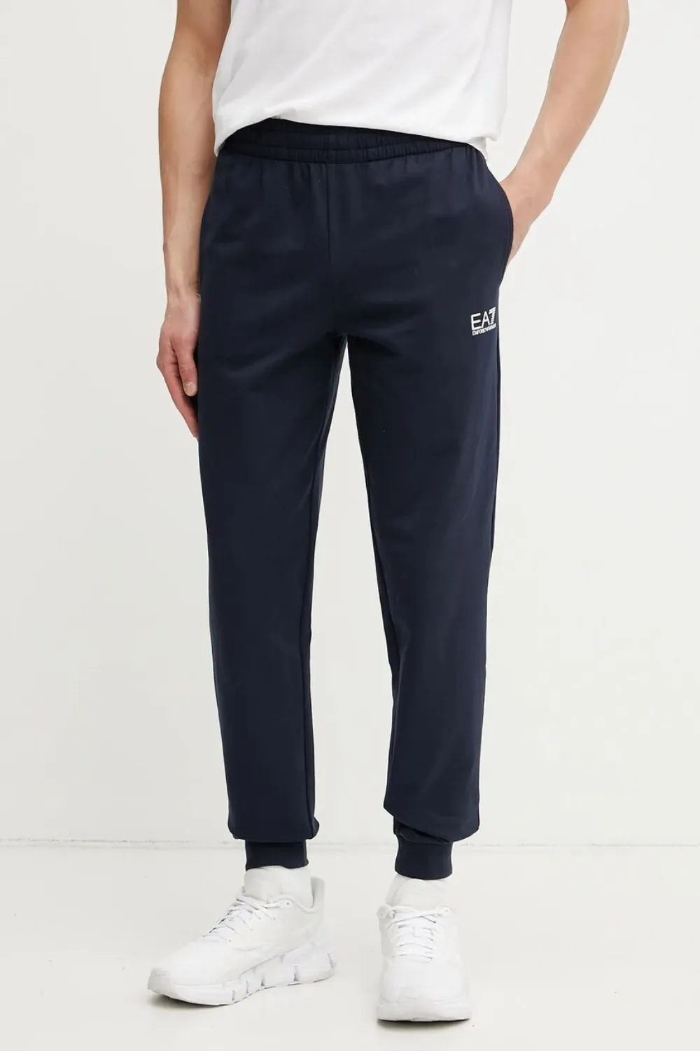 Ea7 Logo-print Zip-up Tracksuit In Blue