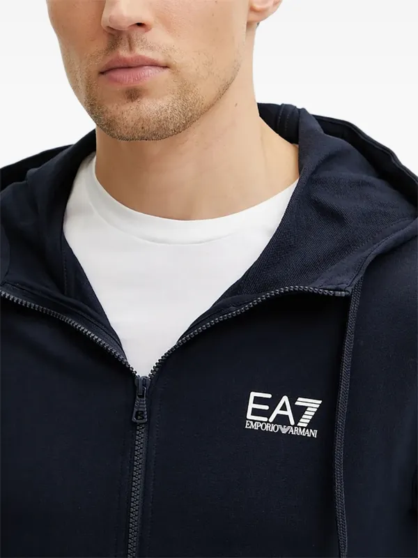 Ea7 Emporio Armani ロゴ トラックスーツ | ブルー | FARFETCH JP