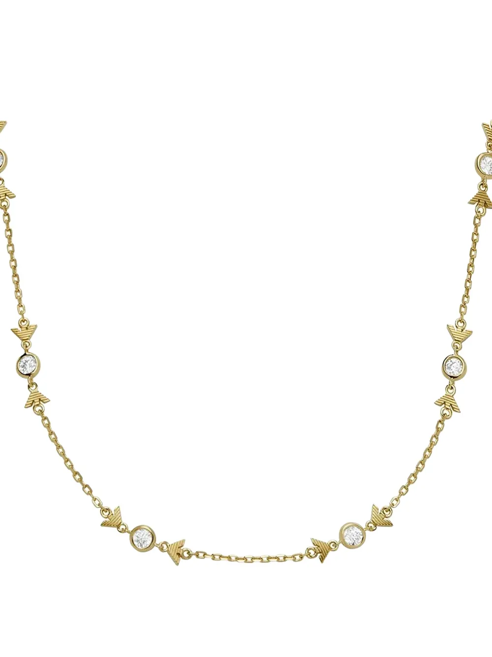 Emporio Armani Halsketting met monogram - Goud