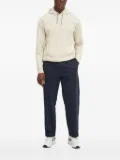 Ea7 Emporio Armani EA7 logo-embossed hoodie - Neutrals
