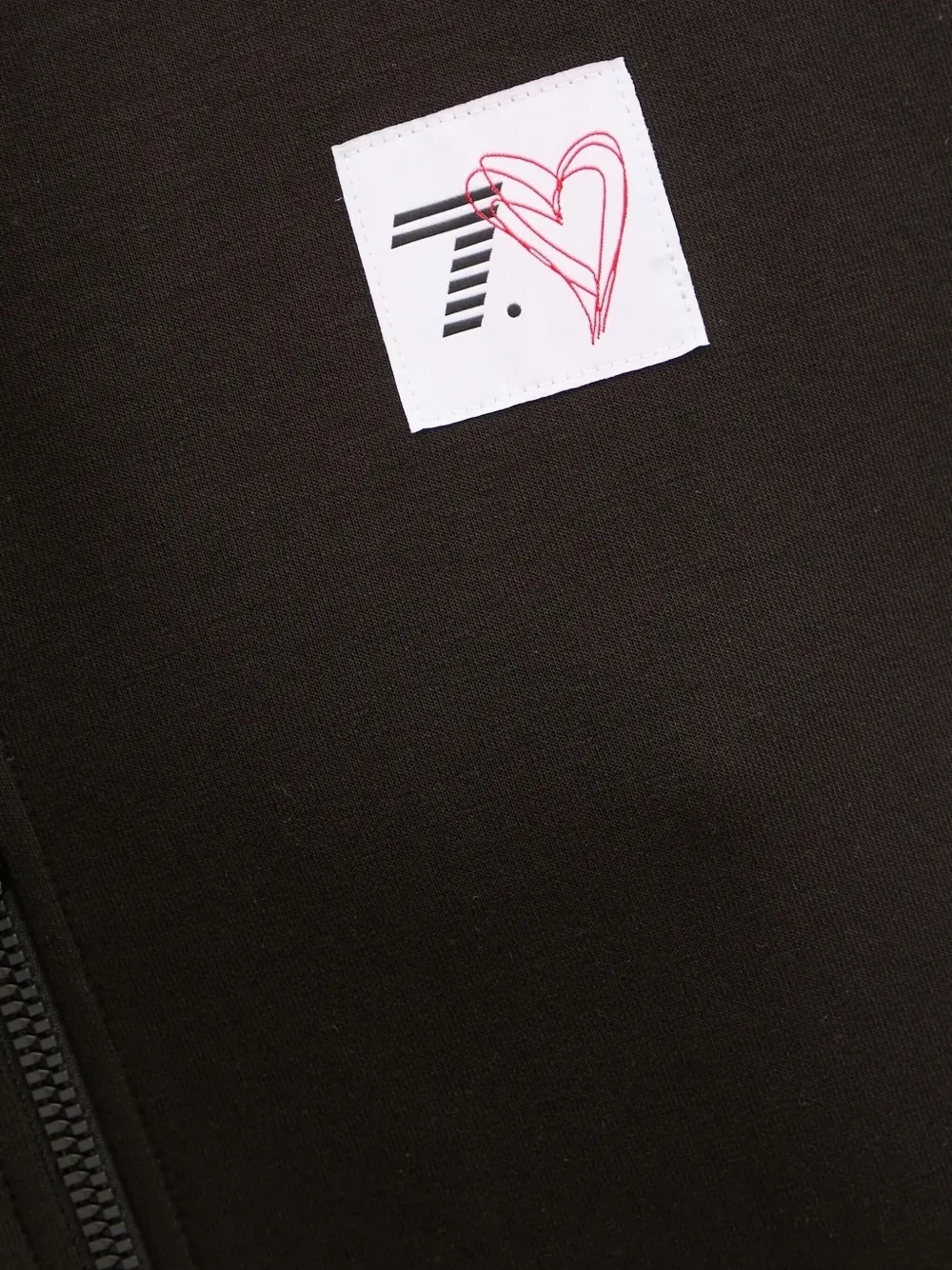 Ea7 Emporio Armani Hoodie met logo-applicatie en rits Uc001