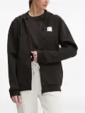 Ea7 Emporio Armani logo-appliqué zip-up hoodie - Uc001