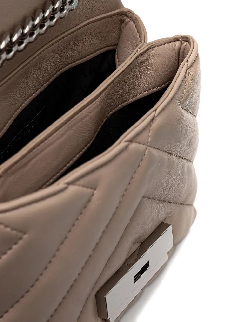 Armani Exchange Gewatteerde schoudertas Beige