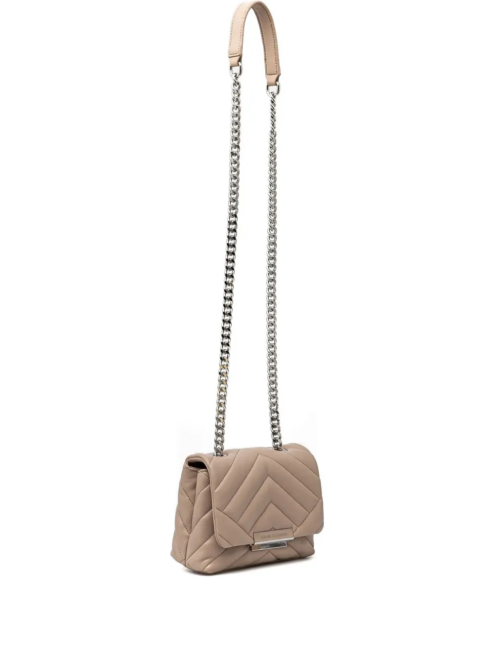Armani Exchange Gewatteerde schoudertas Beige