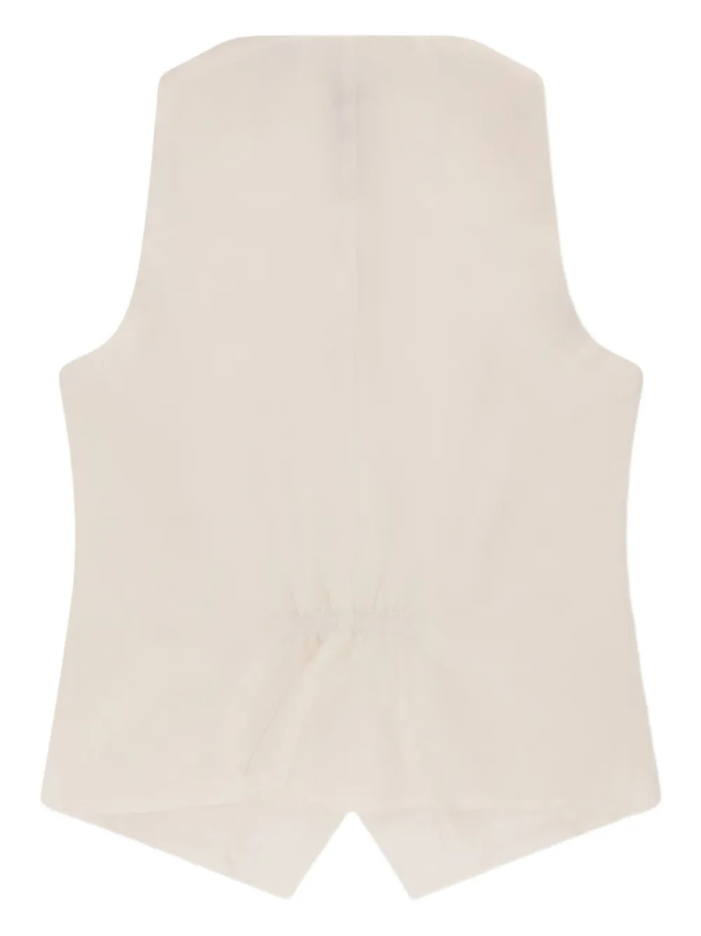 Tagliatore Giselle V-neck Waistcoat In Neutral