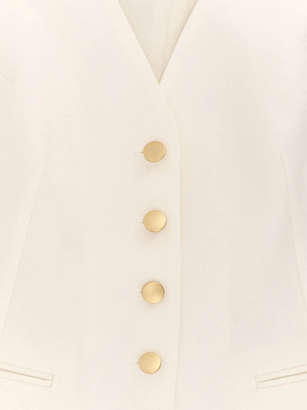 Tagliatore Giselle V-neck Waistcoat In Neutral