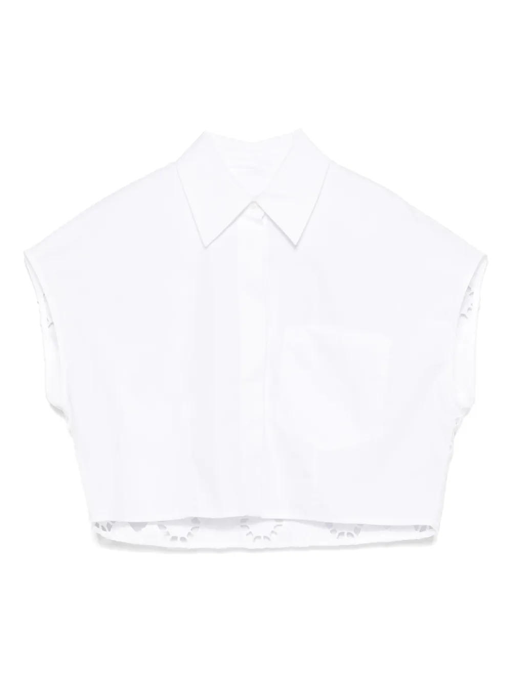 DONDUP camisa con bordado | blanco | Image 1