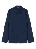 Paul Smith slub-textured overshirt - Blue