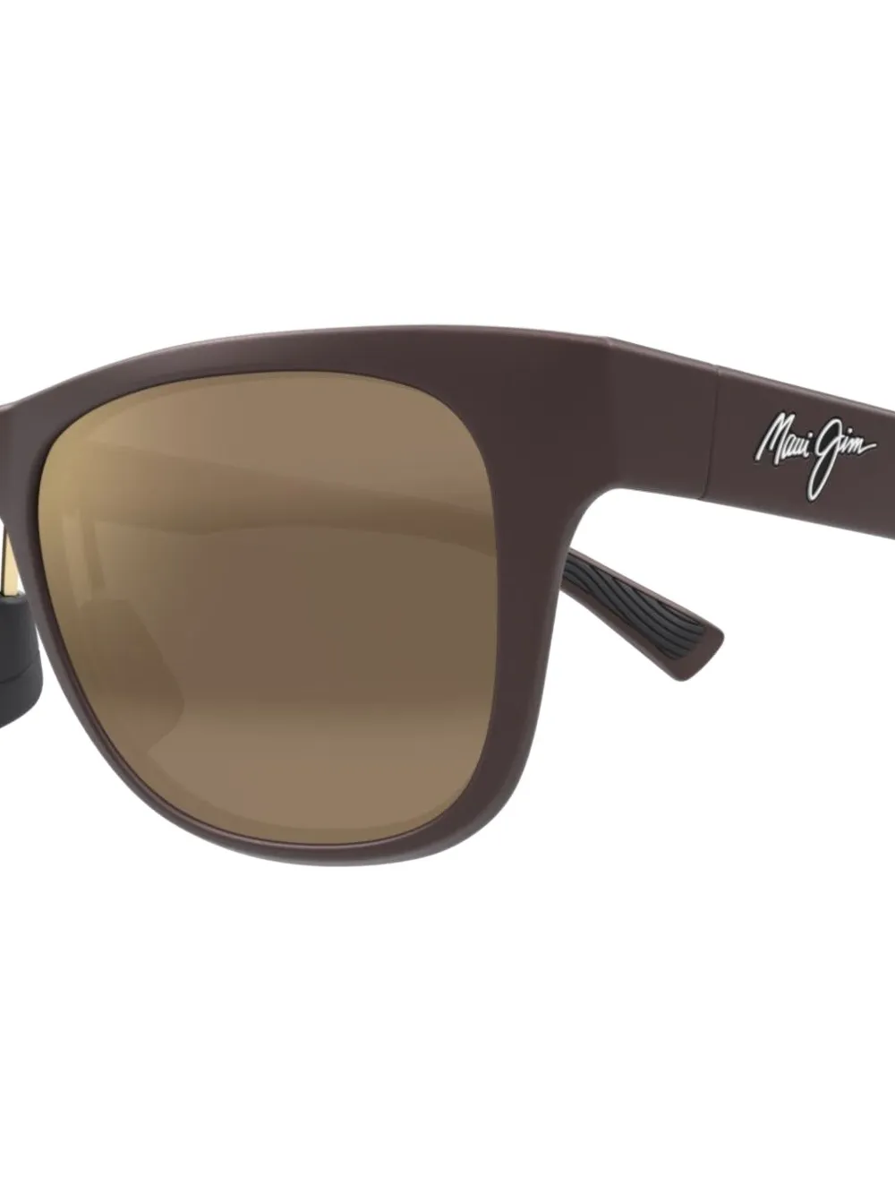 Maui Jim Zonnebril met rechthoekig montuur Bruin
