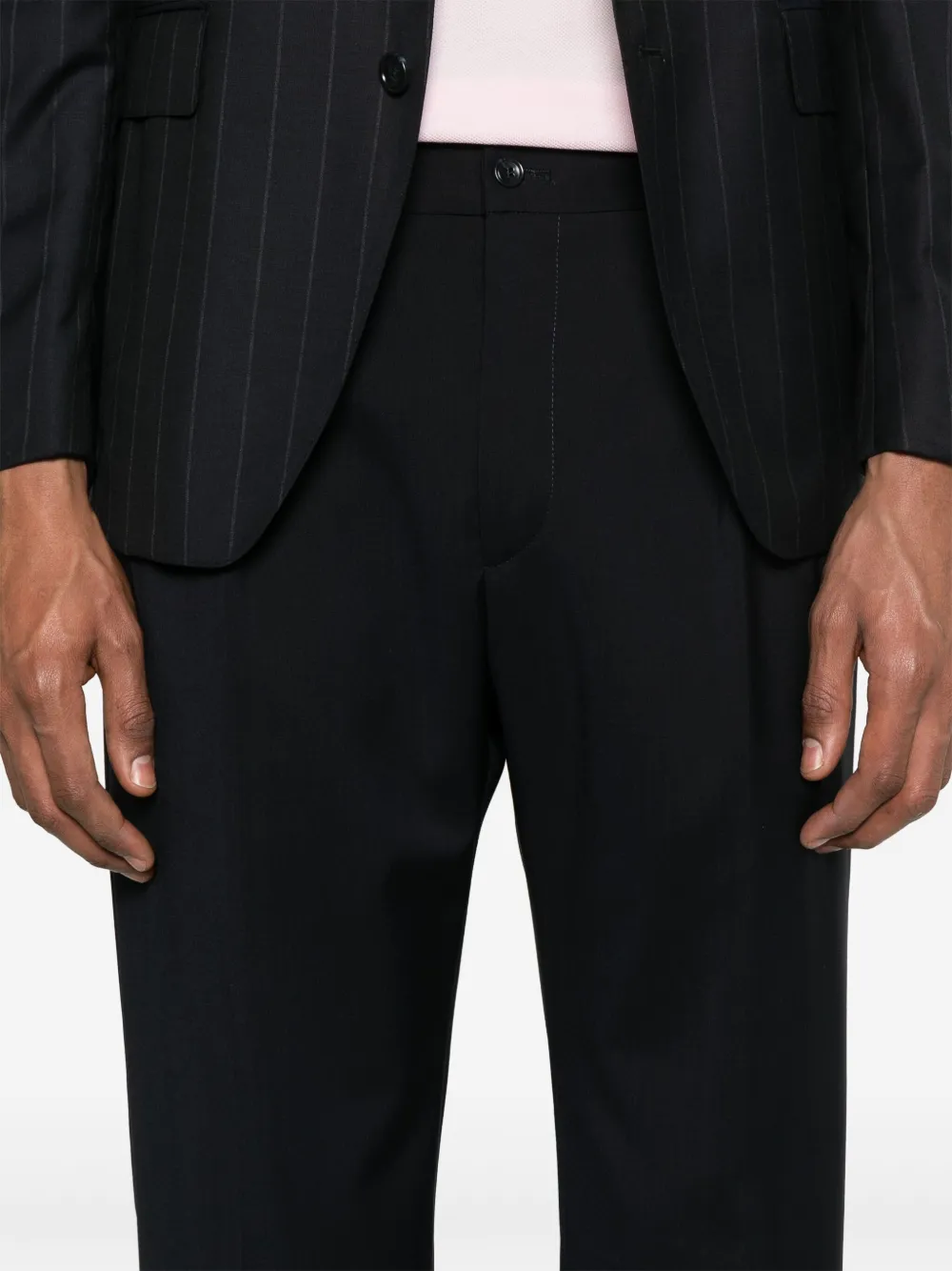 Tagliatore Broek met geplooid detail Blauw