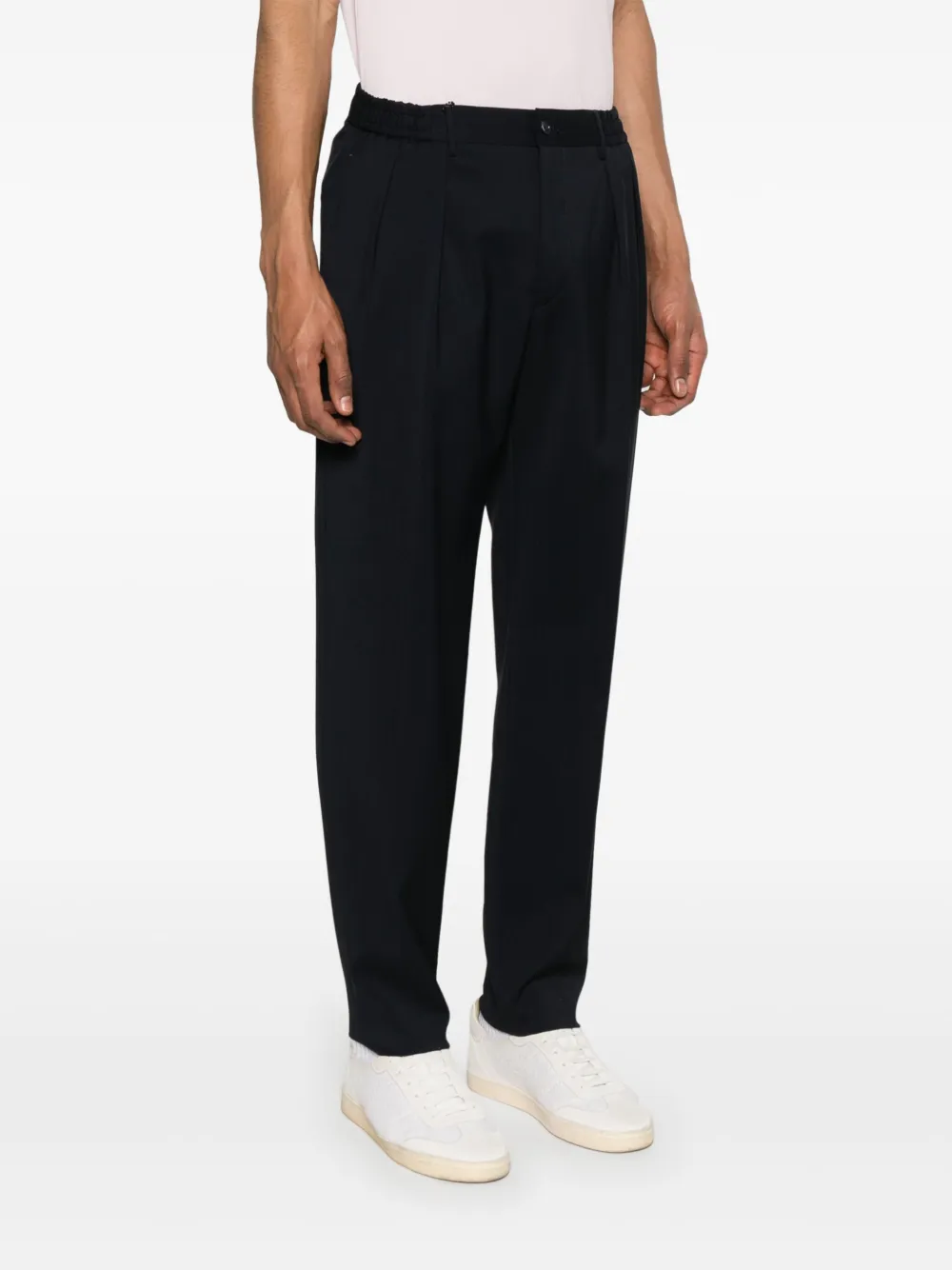 Tagliatore Broek met geplooid detail Blauw