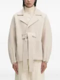 A.A. Spectrum belted wool coat - Neutrals