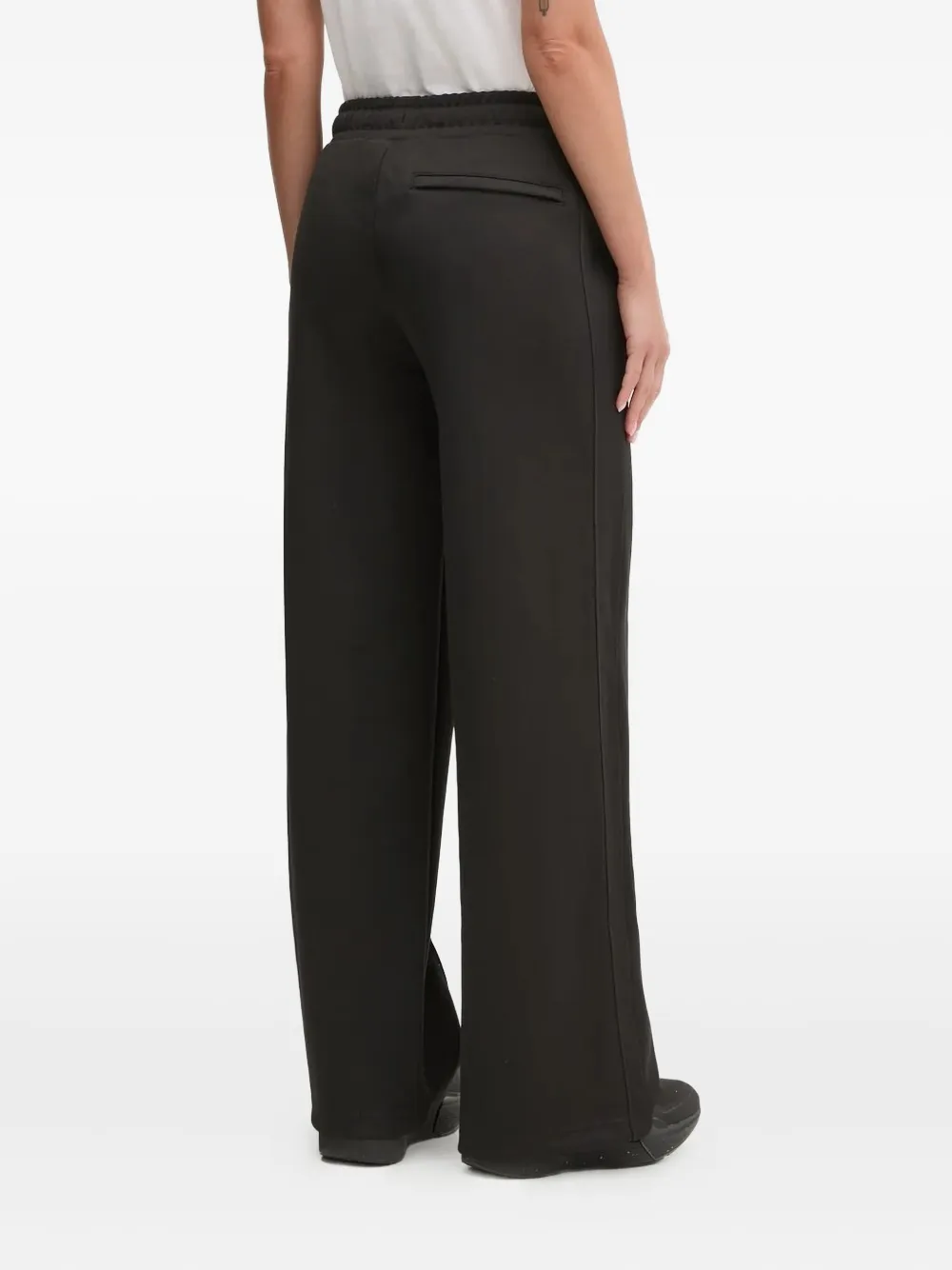 PUMA embroidered-logo track pants Zwart