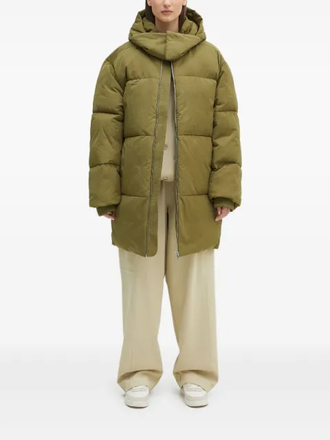 Pangaia hooded puffer jacket