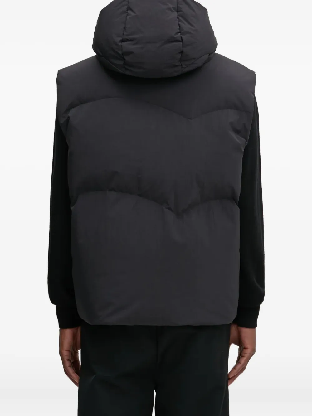 A.A. Spectrum Simplex gilet met capuchon Zwart