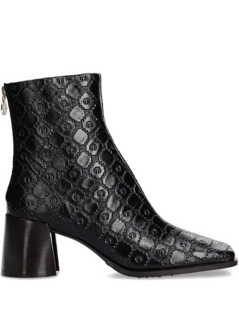 Marine Serre 70mm embossed ankle boots