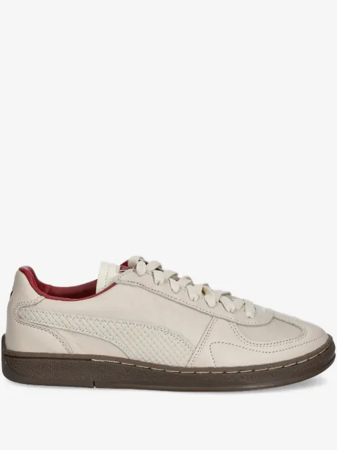 PUMA Super Tea leather panelled sneakers