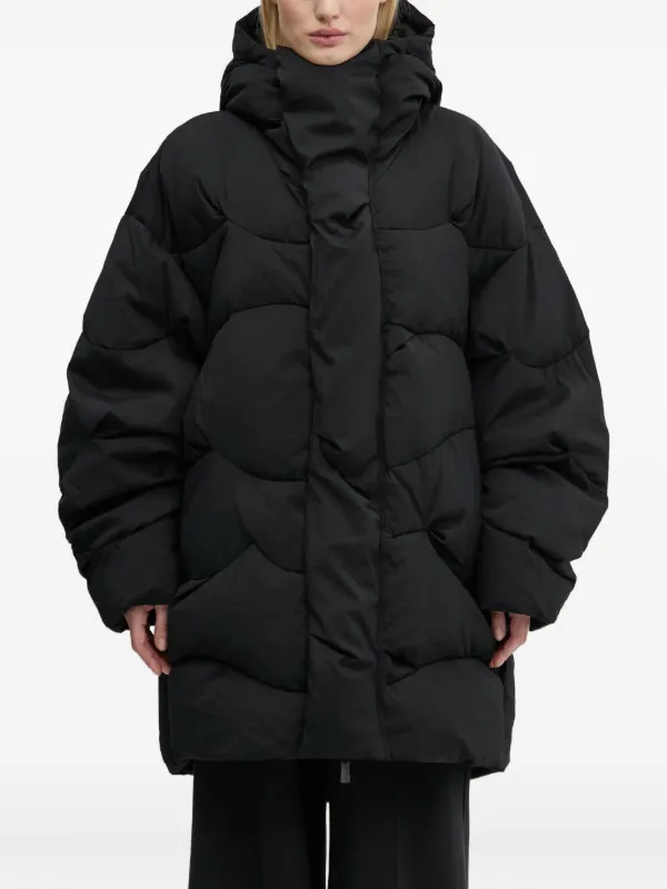 A.A. Spectrum CIRRUS フーデッド ダウンコート | ブラック | FARFETCH JP