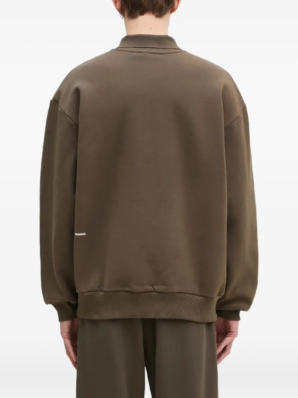 Pangaia Sweater met polokraag Bruin