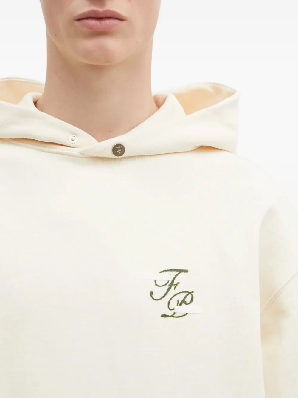 Filling Pieces garden-print hoodie Beige