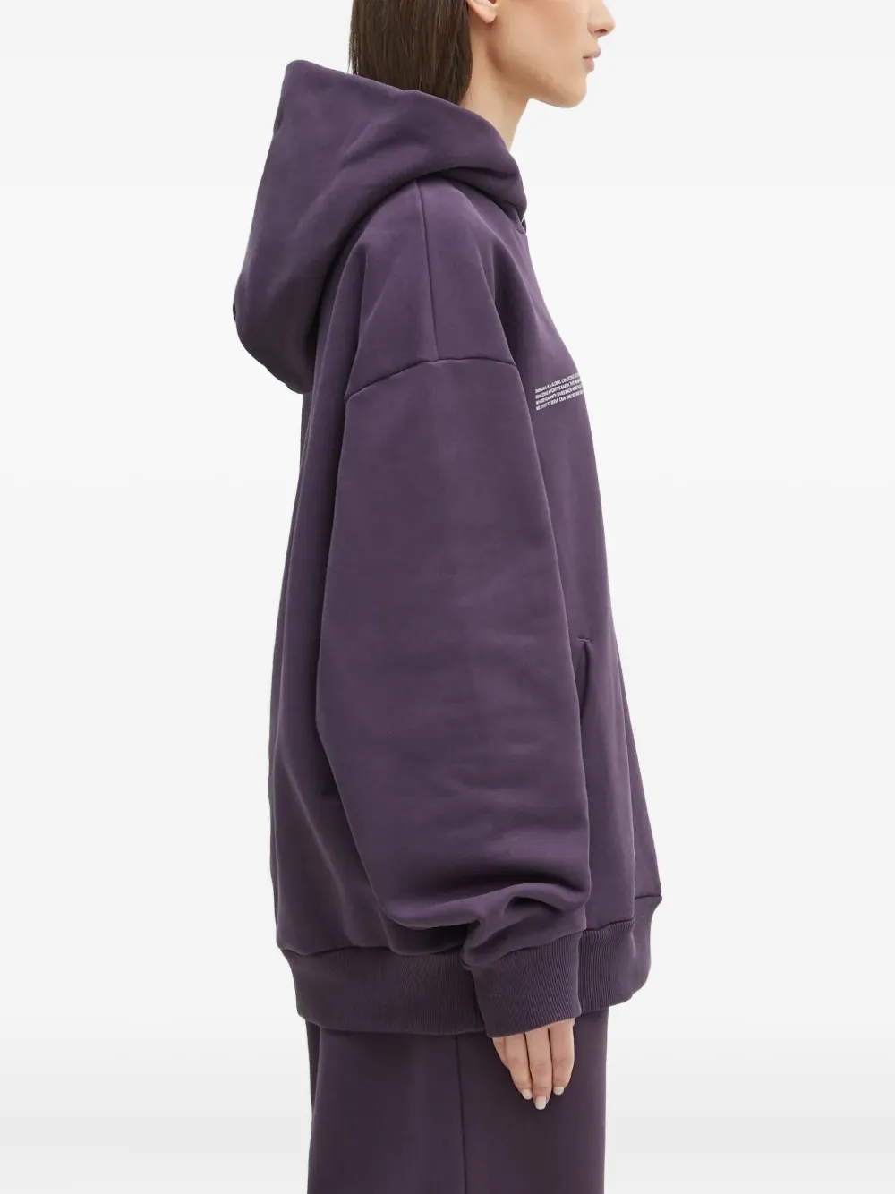 Pangaia DNA hoodie met trekkoord Paars