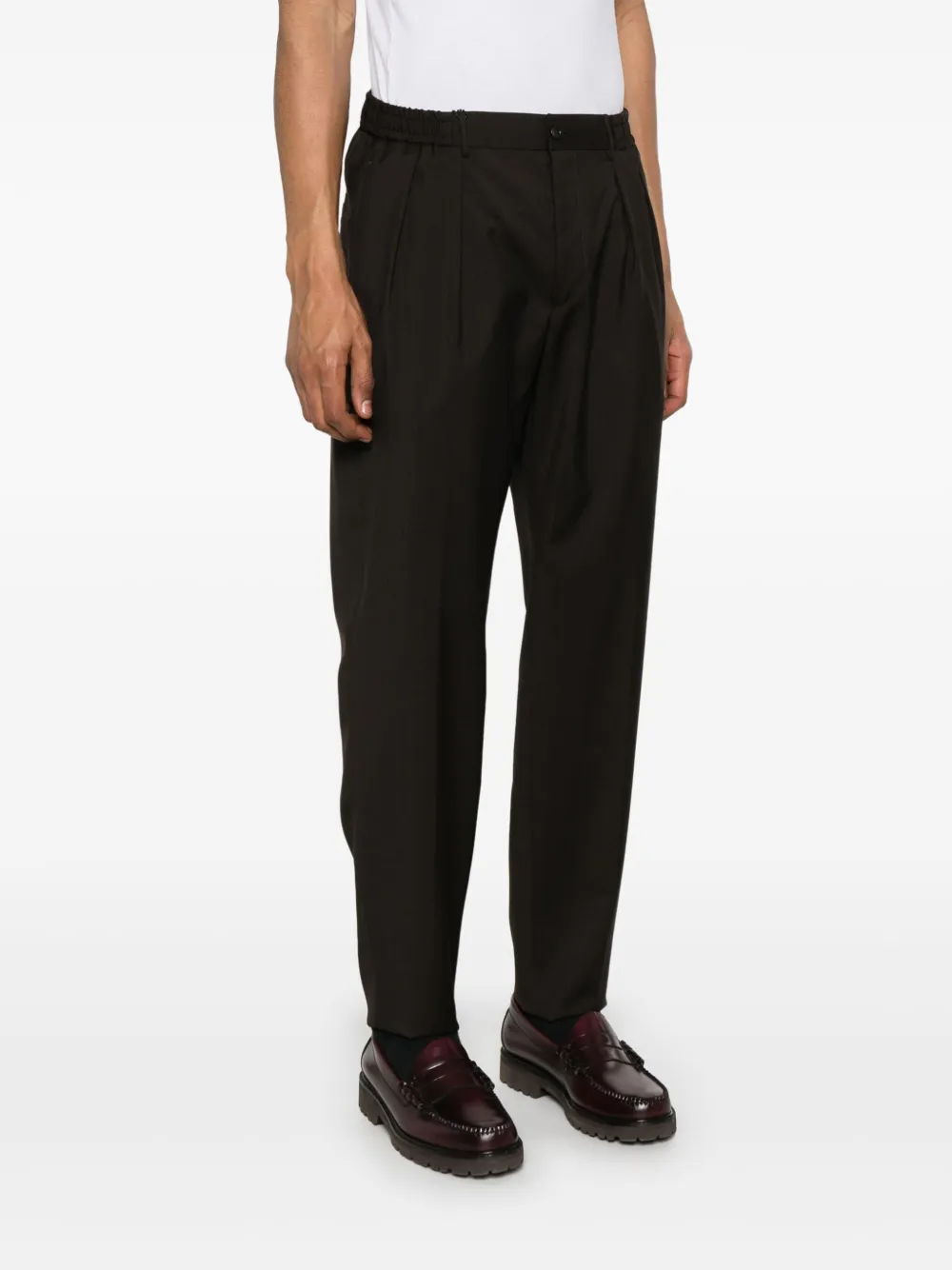 Tagliatore Broek met geplooid detail Bruin