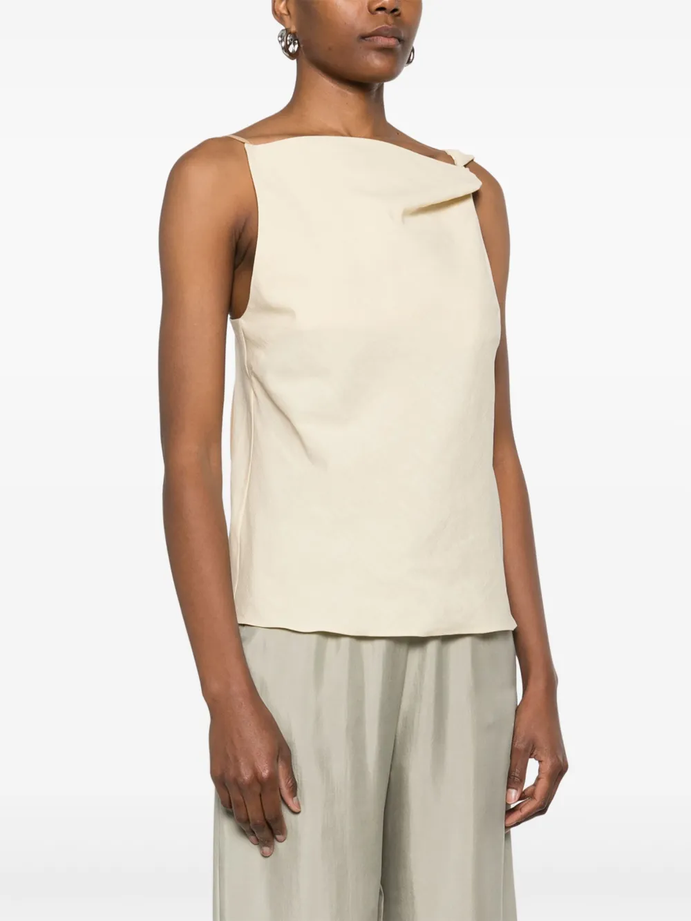 Alysi Asymmetrische top Beige