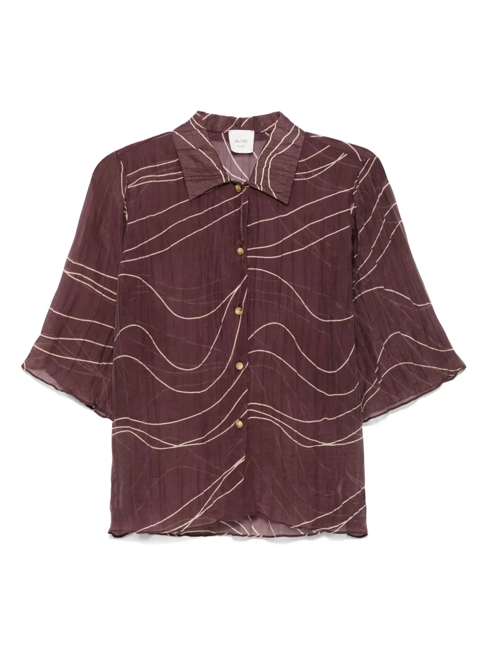 Alysi Mediterraneo shirt Paars