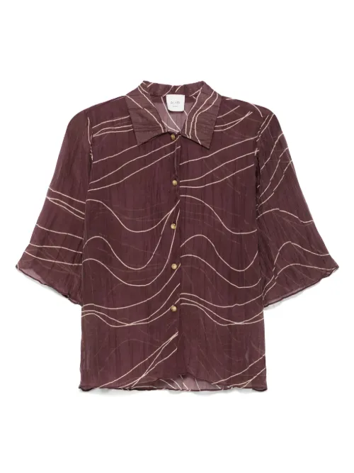 Alysi chemise Mediterraneo - Violet - Alysi - Modalova