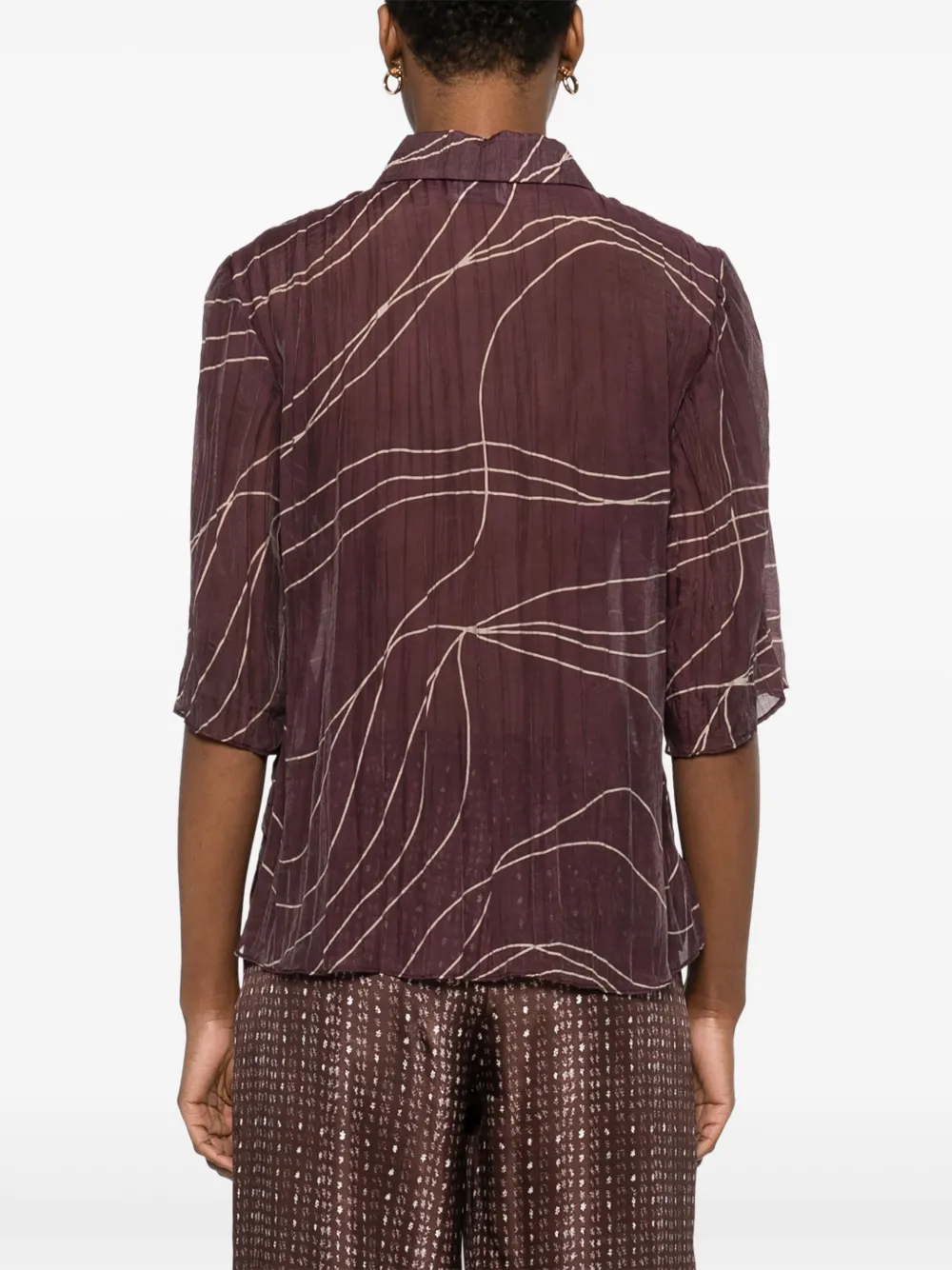 Alysi Mediterraneo shirt Paars