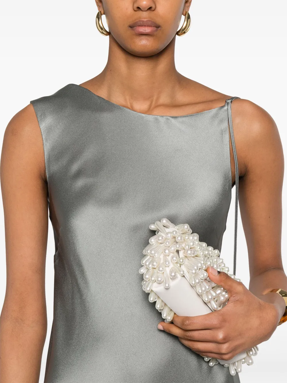 Alysi Asymmetrische jurk Groen