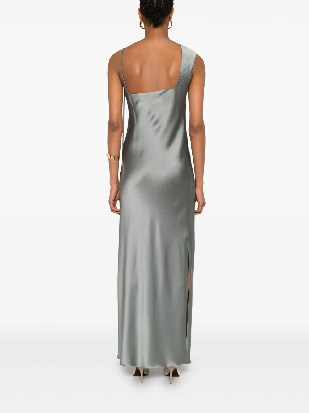 Alysi Asymmetrische jurk Groen