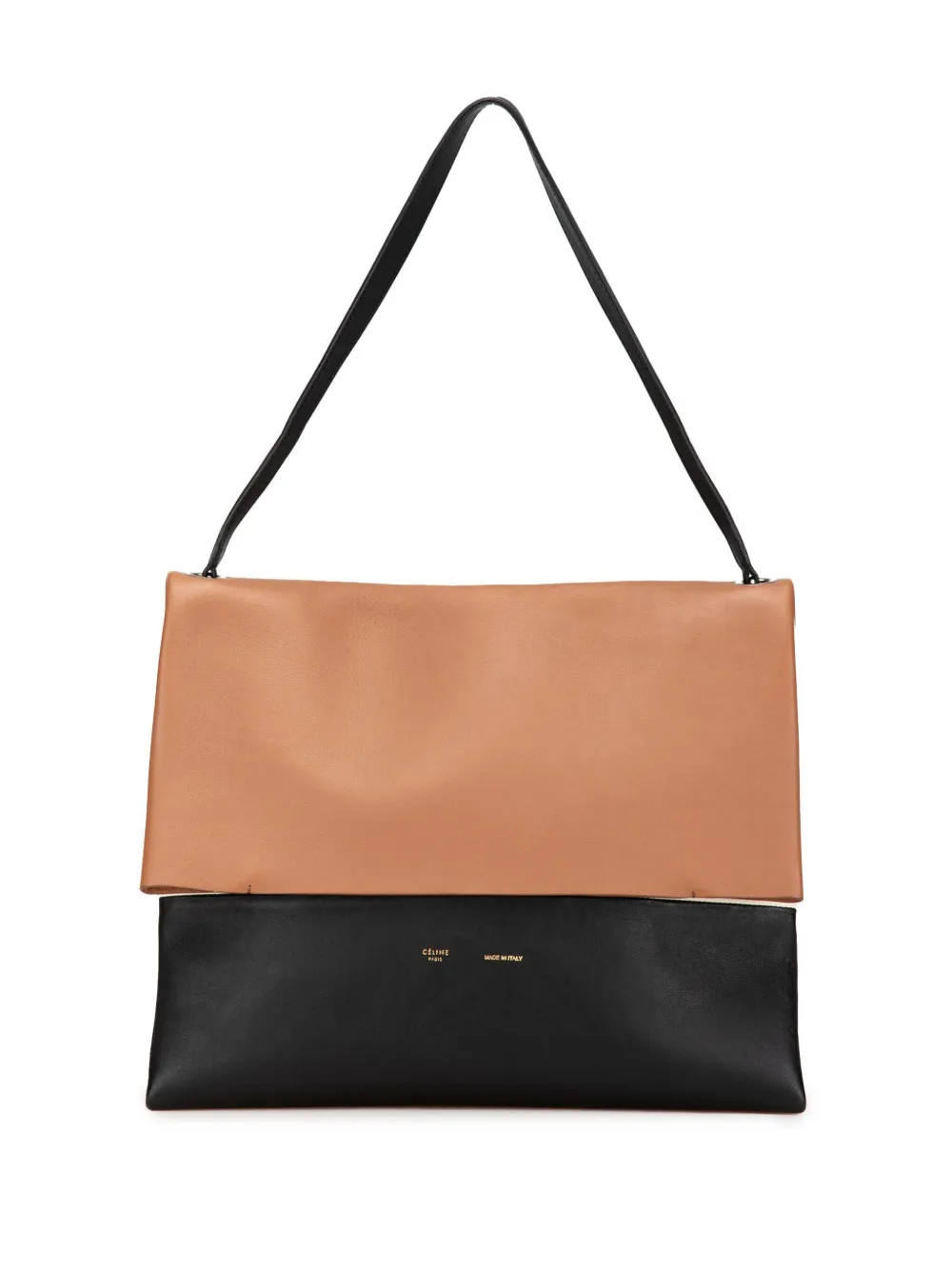 Céline Pre-Owned 2000-2024 トリコロール レザー オールソフト ショルダーバッグ - ブラウン Céline Pre-Owned 2000-2024 トリコロール レザー オールソフト ショルダーバッグ - ブラウン
