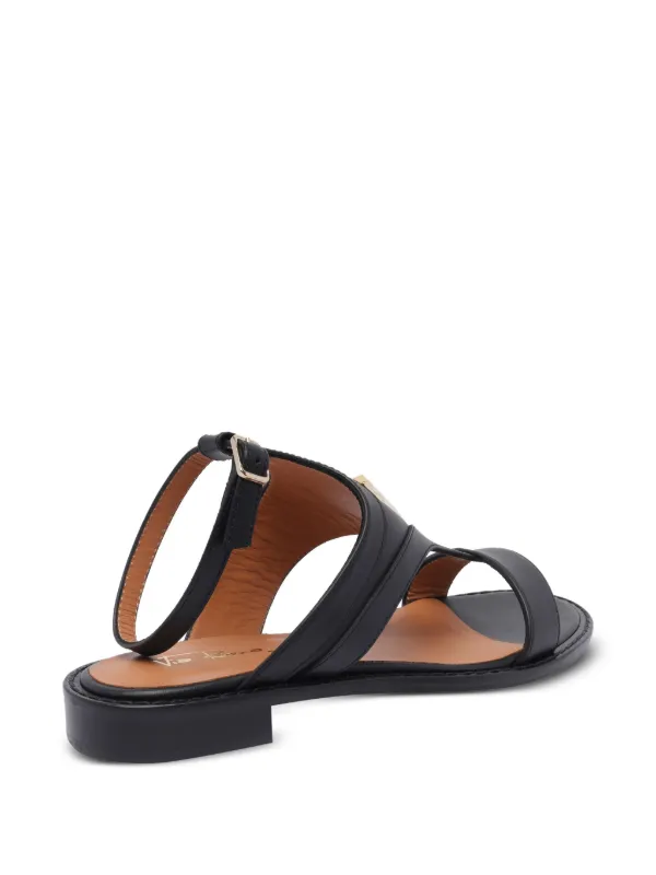 Via Roma 15 Strappy Sandals | Black | FARFETCH RO