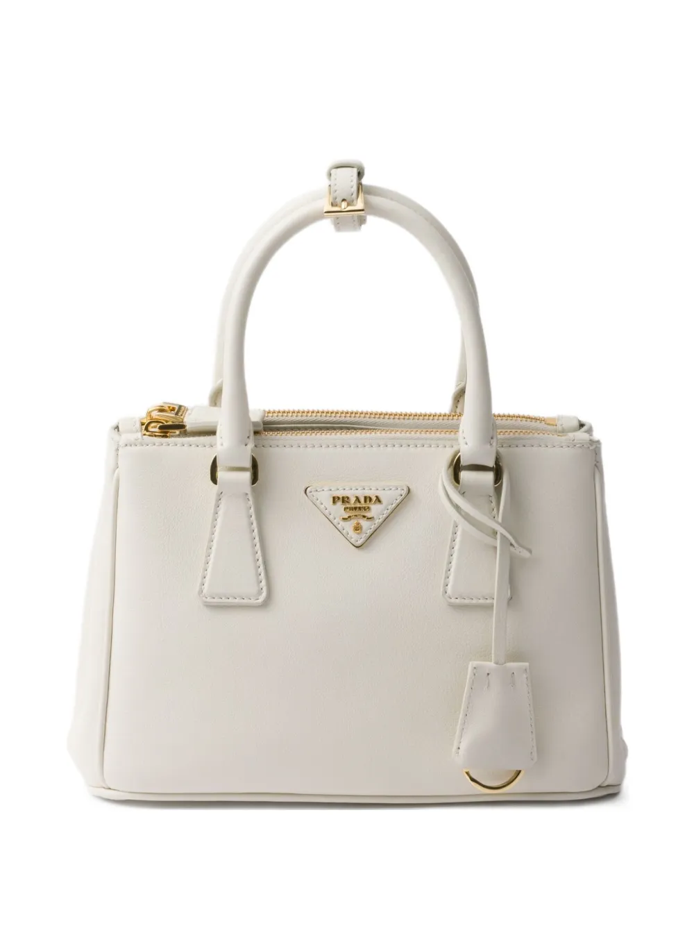 Prada small Galleria leather tote bag | White | Image 1