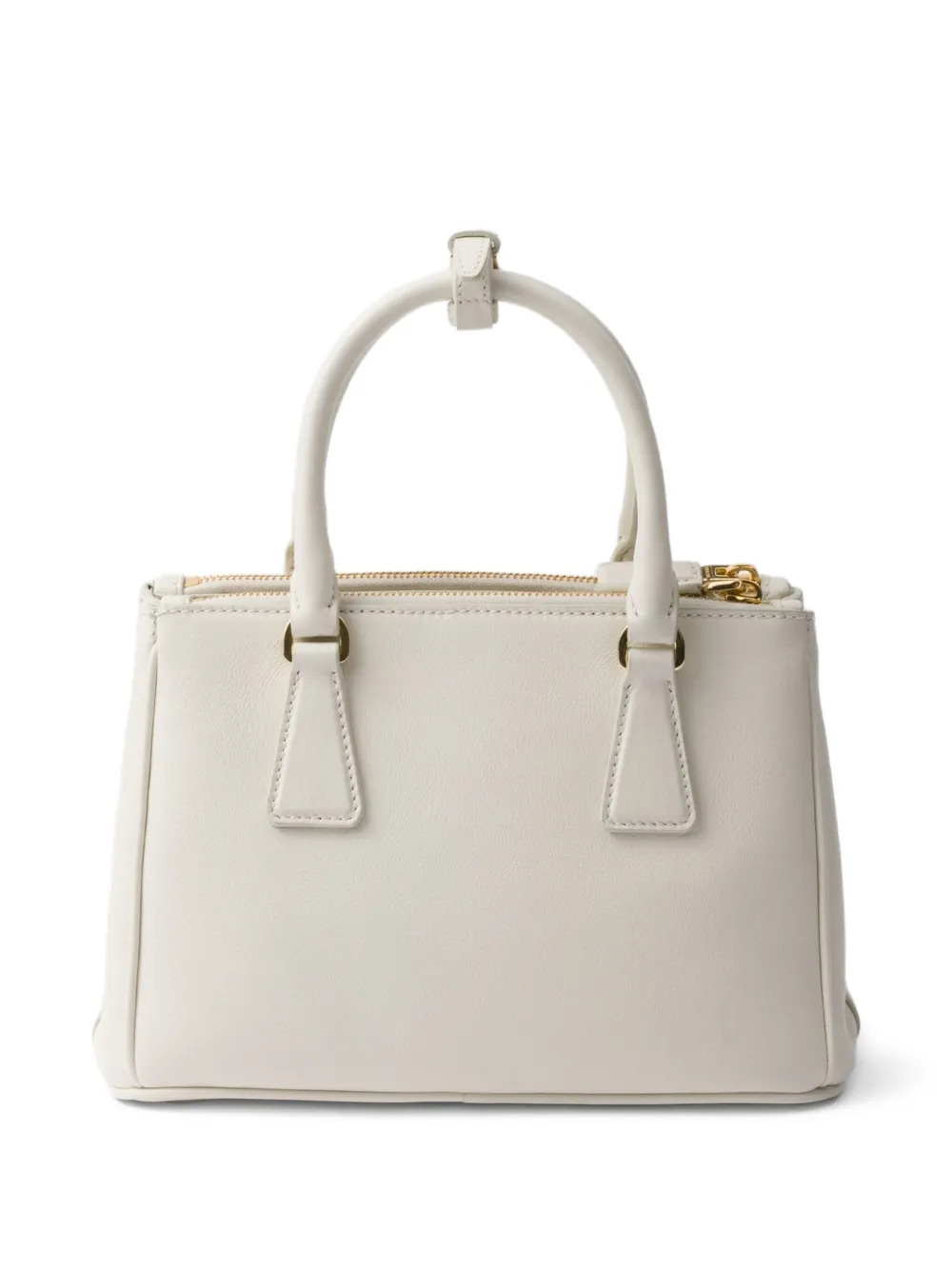 Prada Kleine Galleria leren shopper Wit