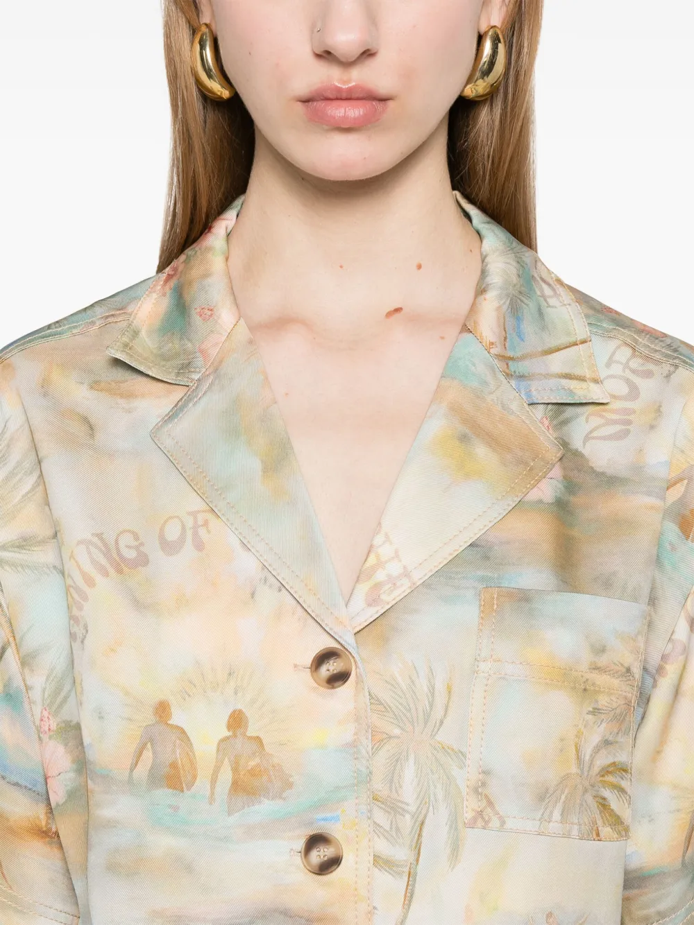 ZIMMERMANN Illuminate blouse Blauw