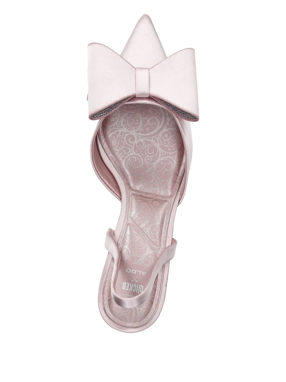 Aldo x Wicked PERFECTLYPINK bow-detail slingback pumps