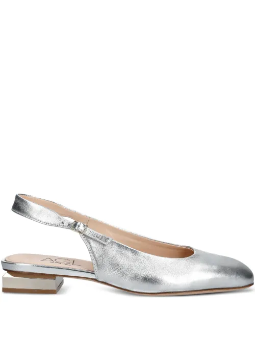 Ballerines métallisées à bride arrière - AGL - Modalova