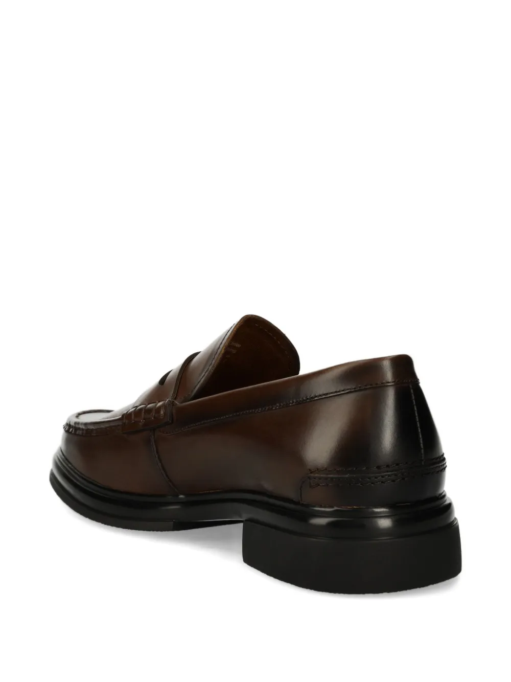 Aldo Tucker smooth leather loafers Brown