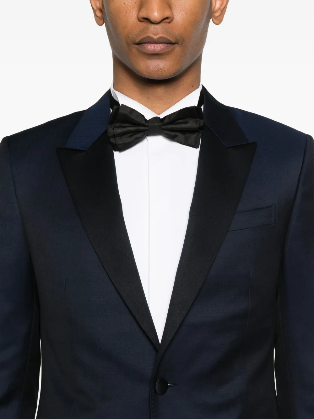 Zegna Pak met enkele rij knopen Blauw