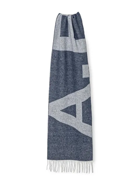 A.P.C. Schal mit Jacquard-Logo