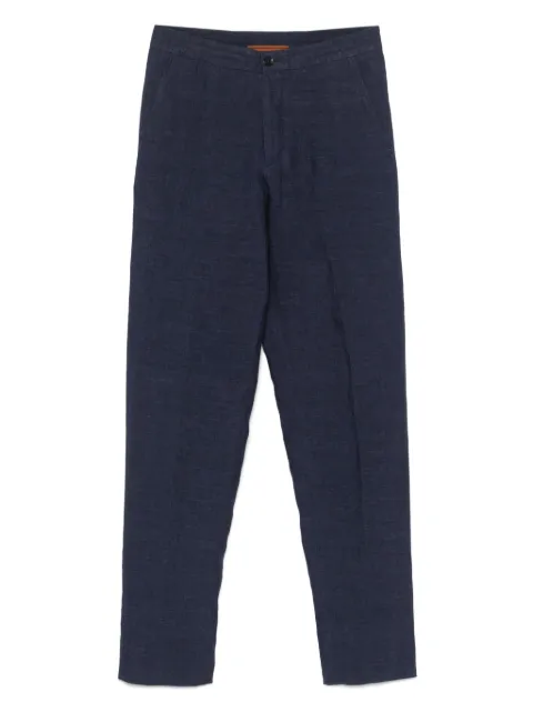 Zegna 亚麻锥形裤